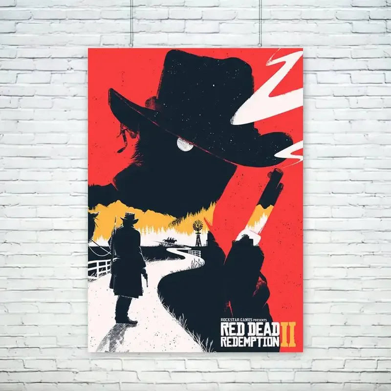 Spiel R-Rotes Totem 2 POSTER Wandbilder für Wohnzimmer Herbstdekoration