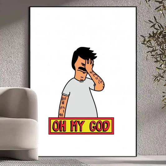 Cartoon Burgers Bobs POSTER Drucke Wandbilder Wohnzimmer Heimdekoration Klein