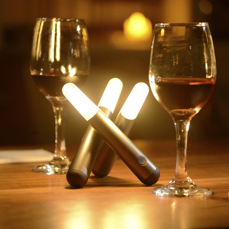 Frendorf | Vexora Modern LED Tischleuchte | Kabellos | Touch-Dimmer | Stimmungslicht | Dekoleuchte für Zuhause