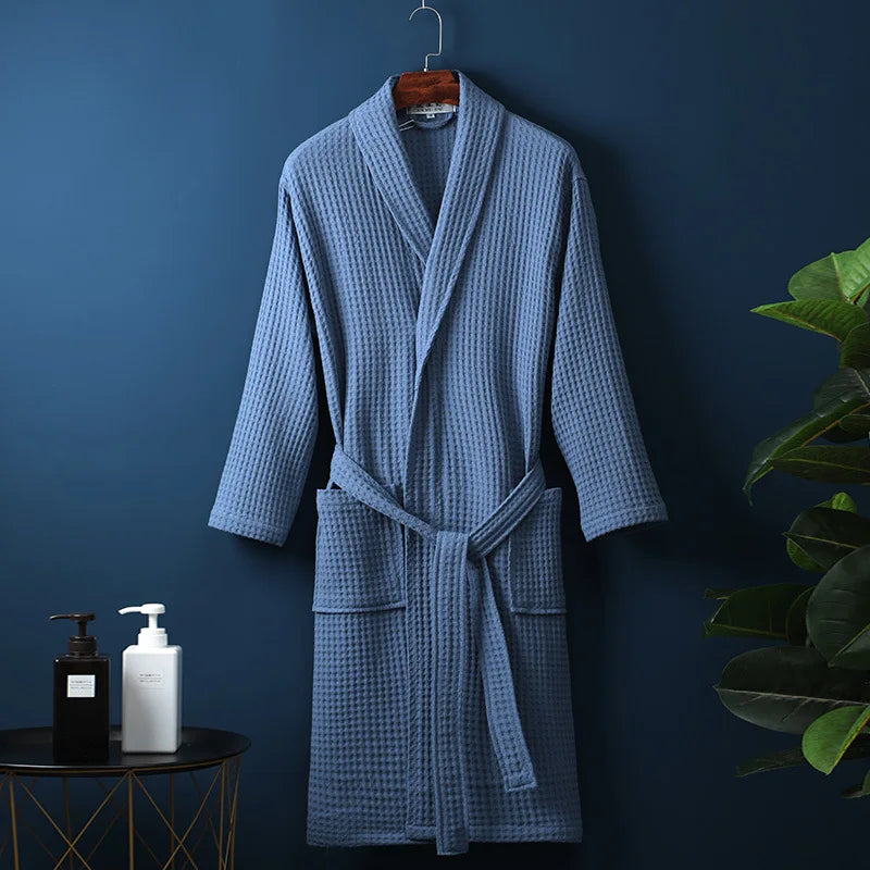 Frendorf | Bademantel aus Baumwolle – Weich atmungsaktiv und perfekt für Zuhause oder Spa