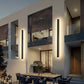 Frendorf | Lunor Moderne Lineare Außenwandleuchte – Metall & Acryl für Terrasse & Eingangsbereich