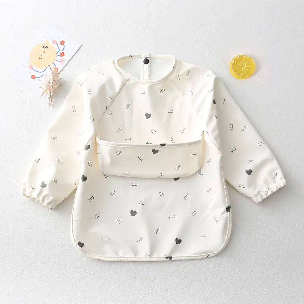 Langärmlige wasserdichte Smock für Kinder