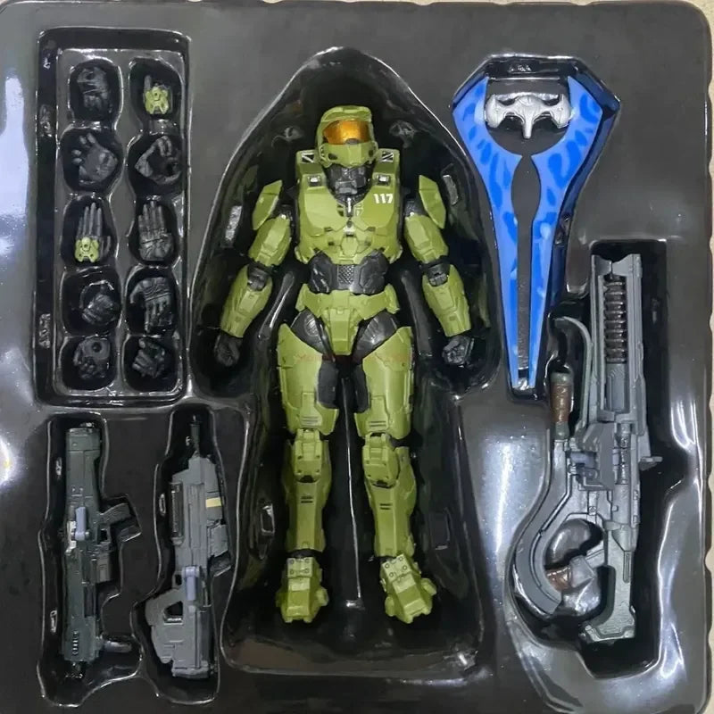 18cm Halo Infinite Master Chief Mjolnir Mk Vi 1/12 Maßstab 17.5cm 6" Actionfigur Re:edit Gen.3 117 Ko's 1000 Modellpuppen Spielzeuge