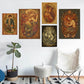 Art Nouveau Kraftpapier Poster Vintage Zuhause Zimmer Bar Café Dekor Ästhetische Kunst Wandgemälde