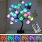 RGB Rose Blume Baum Lichter 24LED USB Batterie Tischlampe Feen Nachtlicht Zuhause Party Weihnachten Hochzeit Schlafzimmer Dekoration Geschenk