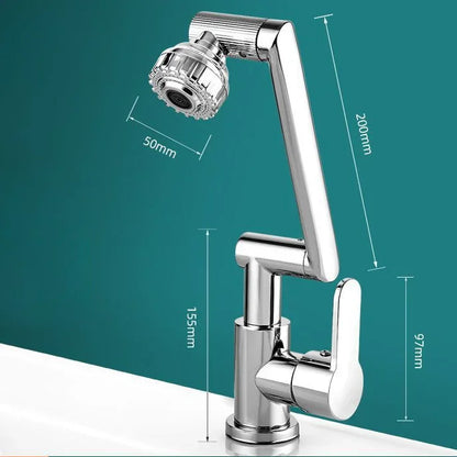 Spritzwassergeschützter mechanischer universeller drehbarer Arm Wasserhahn