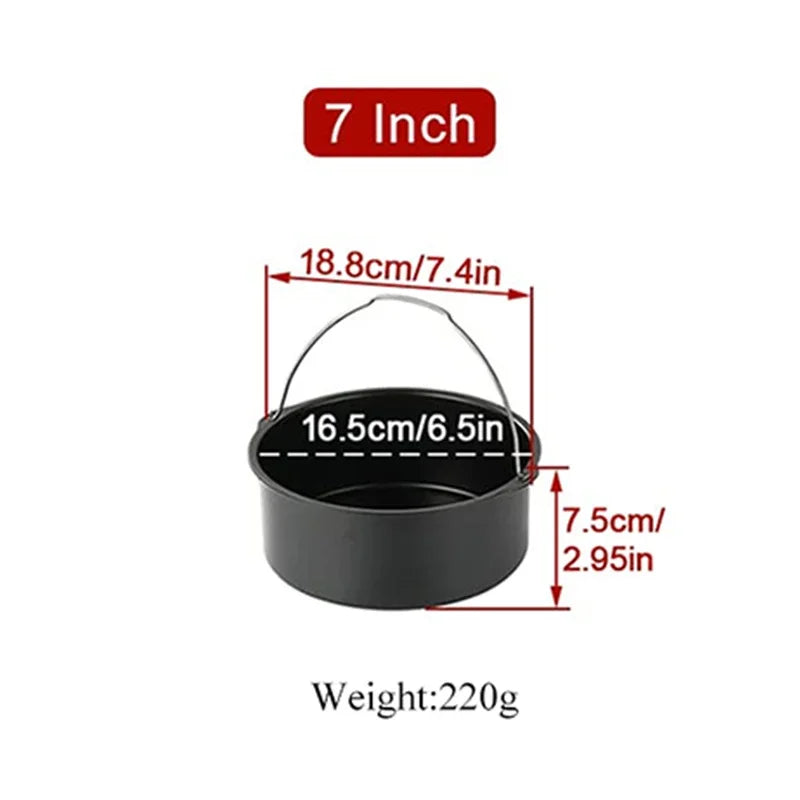 Frendorf | BakeMaster | Runde Backform | Antihaft | Mit Griffen für Ofen & Airfryer