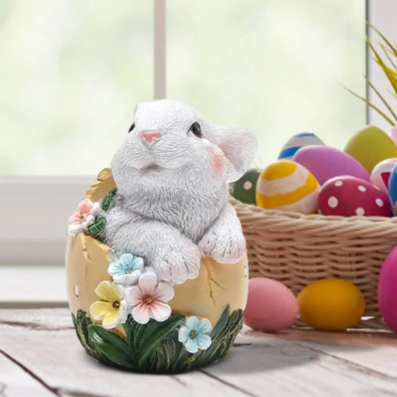 Osterdekoration DIY Strohkaninchen Exquisite Handgeschenke - Simulationskaninchen Wohn- und Gartenornamente für die Osterfeier