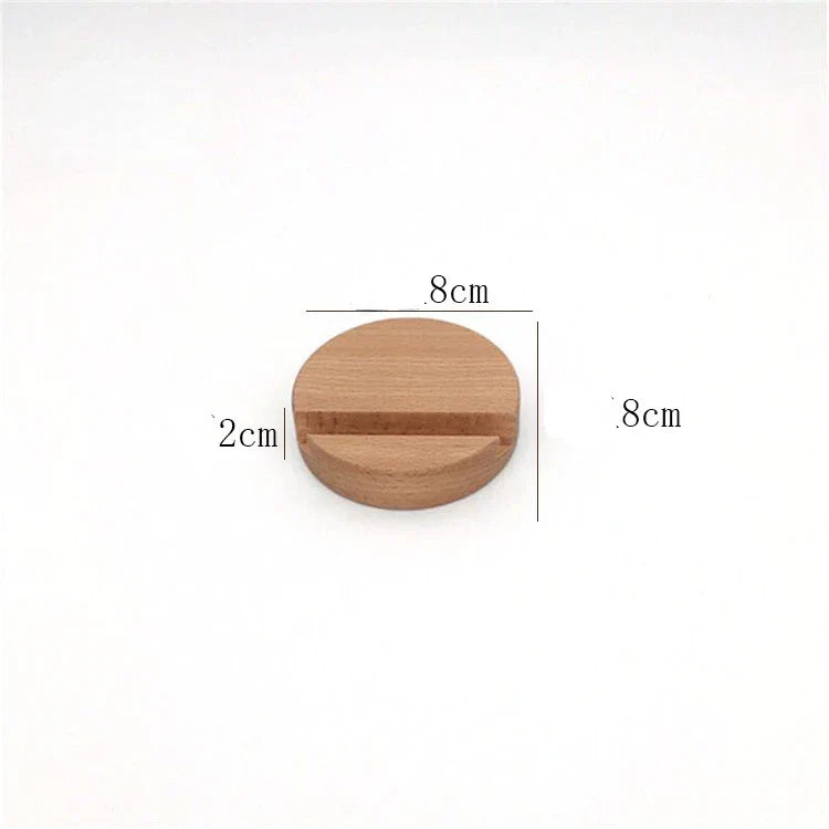 Frendorf | Universeller Tischständer aus massivem Holz für Mobiltelefone und Tablets - Wohnaccessoires