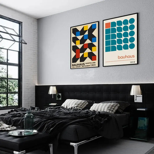 Frendorf | Bauhaus Poster: Erheben Sie Ihre Dekoration mit moderner abstrakter Kunst