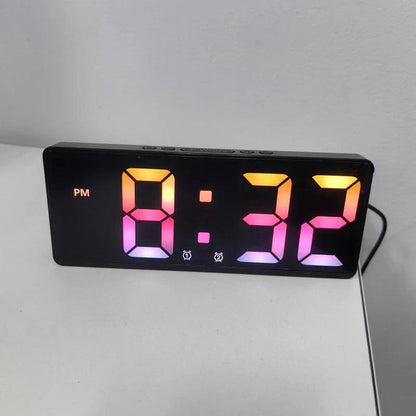 Frendorf | VoiceSnooze LED Wecker mit Sprachsteuerung | Stiller Nachtmodus | Modernes Design