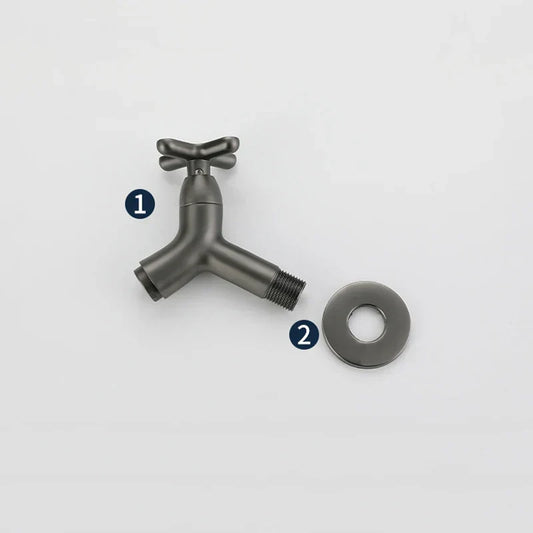 Frendorf | BrassFlow – Wandmontierter Kaltwasserhahn aus massivem Messing