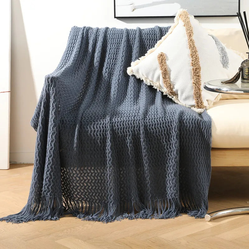 Sofa Wurfdecke mit Quasten Nap