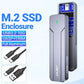 AlumSwift | M.2 NVMe/SATA SSD Gehäuse | USB 3.2 Gen 2 | Aluminium Gehäuse.