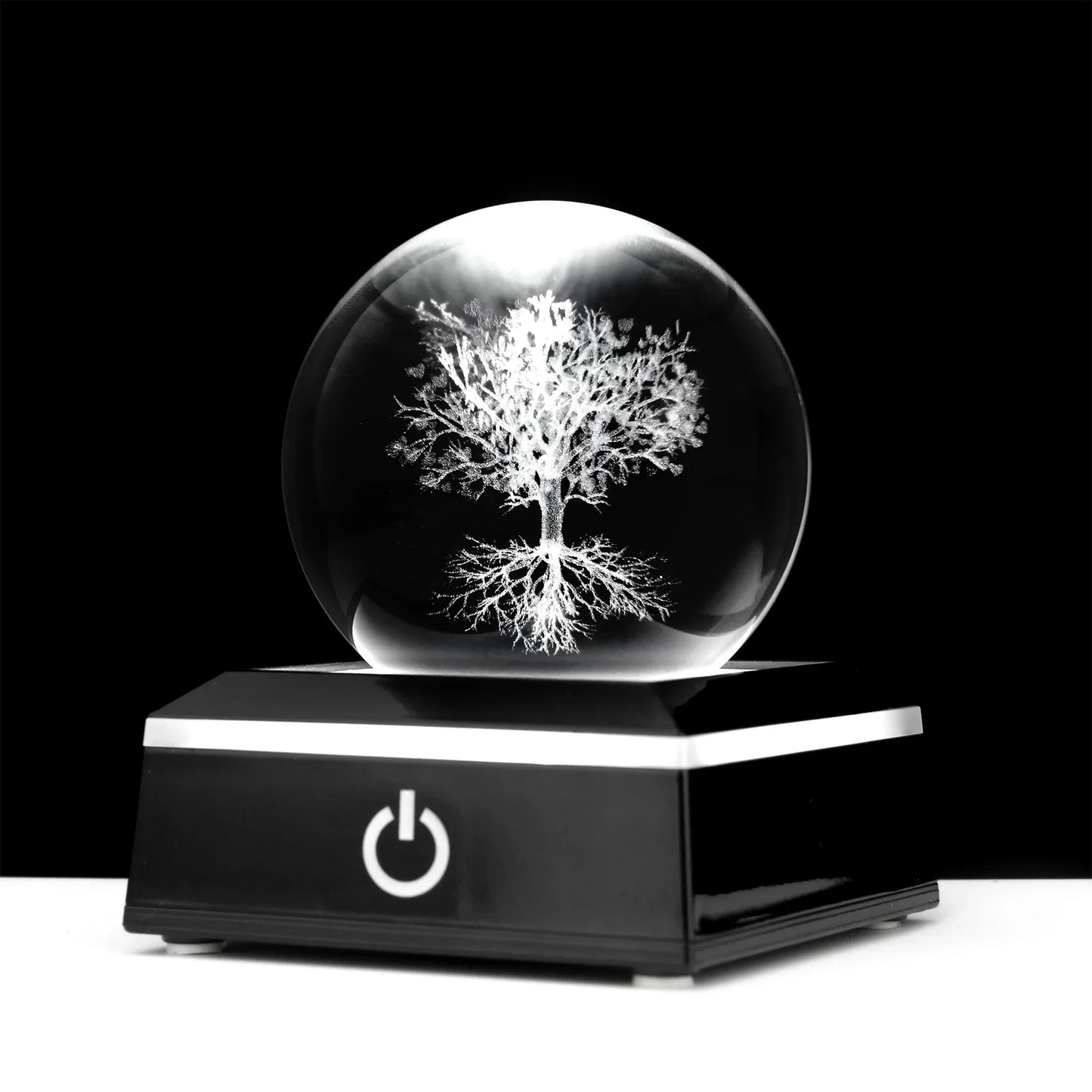 Kristallkugel Seepferdchen Delfine Eulen Globus Ozeane Ornamente Geschenke 3D Tiere Kristallkugel mit Lichtbasis Nachtlicht Wohnkultur