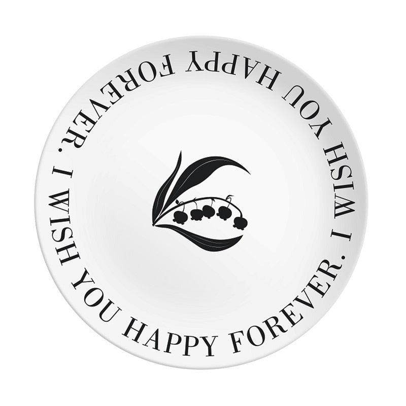 HAPPY FOREVER BAMBOO-PLATTE
