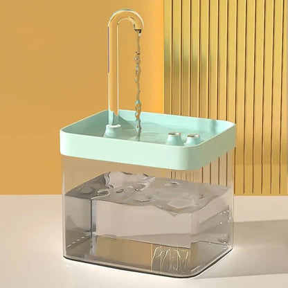Frendorf | Ultra-leise Haustier-Wasserbrunnen mit intelligenter Filtration - 1,5 l Edelstahl