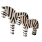 Frendorf | 2 Stück kreative Retro Zebra Raumdekorationen