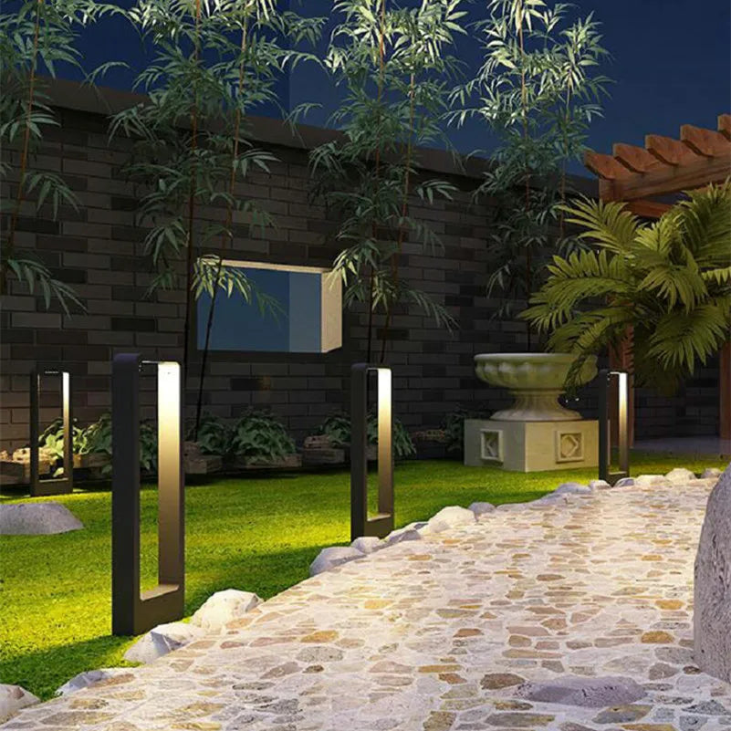 15W LED Gartenlicht: Aluminium-Pfostenlampe für Außenhof, Villa Landschaftsbeleuchtung