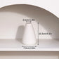 Minimalistische Keramik Blumenvase