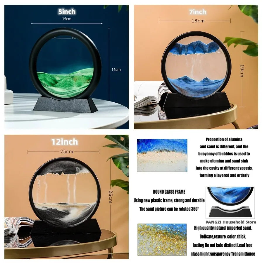 Bewegender Sand Sandlandschaft Sanduhr