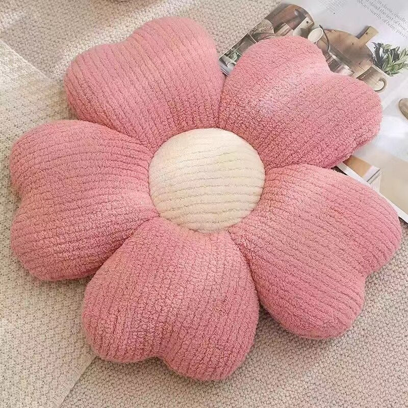 Fluffy Kleeblumen Kissen