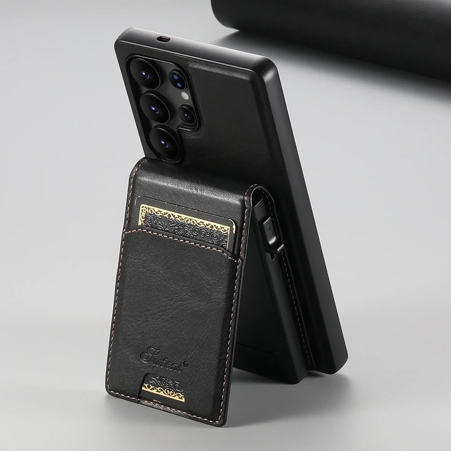 Frendorf | Leder Abnehmbares Kartenetui Handyhülle Für Samsung Galaxy