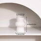 Minimalistische Keramik Blumenvase