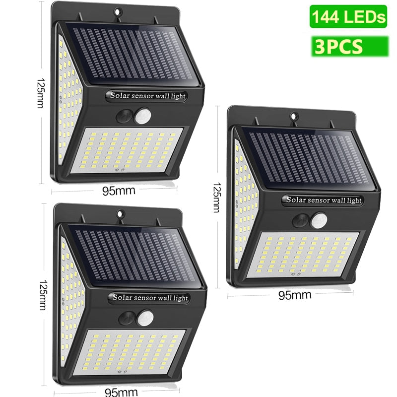 Neu Solar Lampe Licht IP65 Wasserdicht mit Motion Sensor