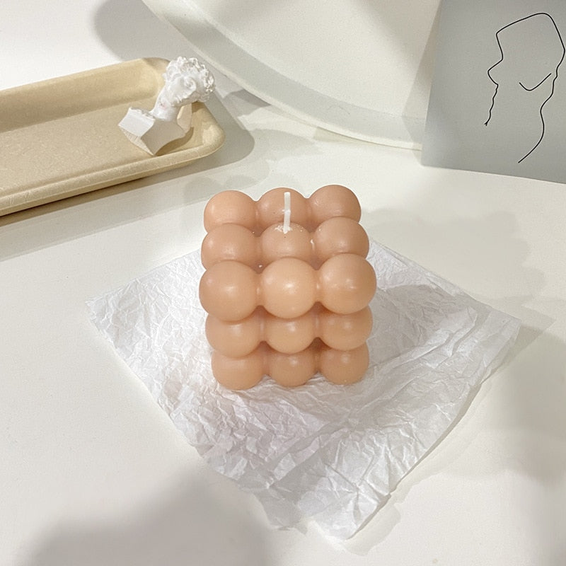 Frendorf | Elegante BubbleGlow Kerze Schaffen Sie eine gemütliche Atmosphäre in Ihrem Zuhause