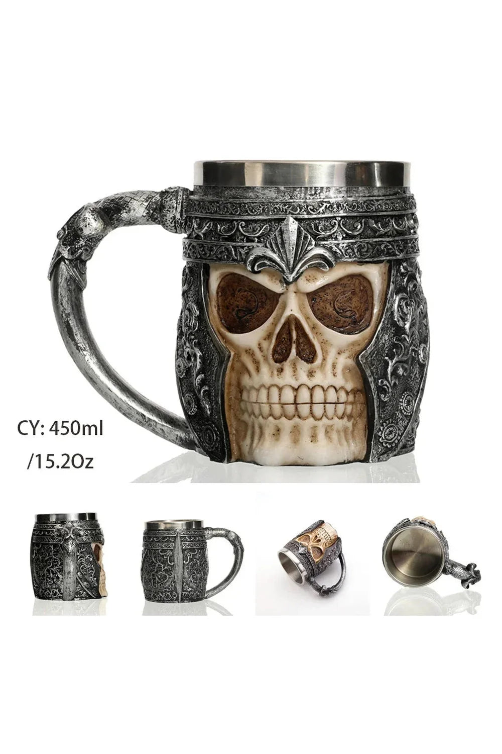 Skull Viking Bierbecher