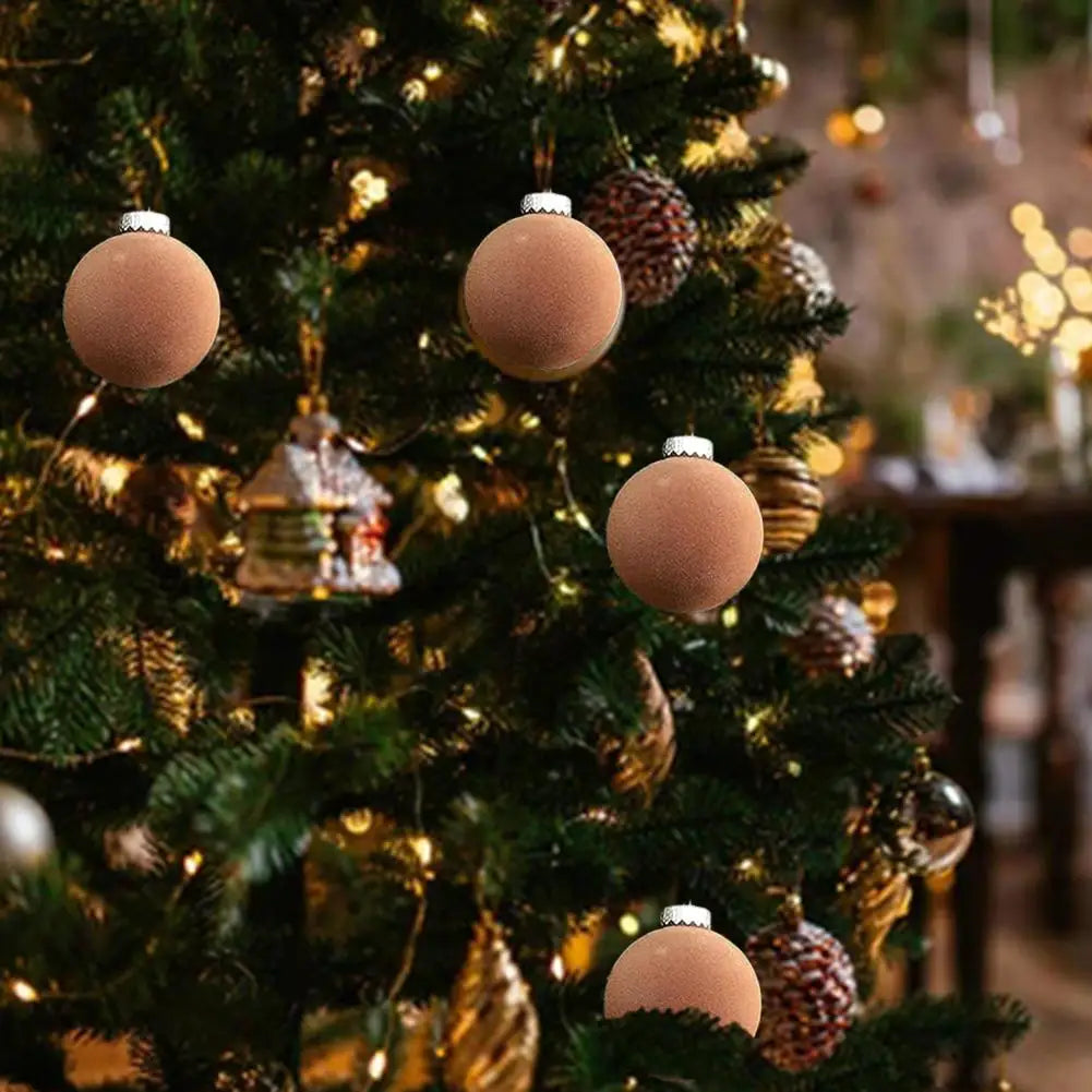 Frendorf | 12 Stück Samt Weihnachtskugeln