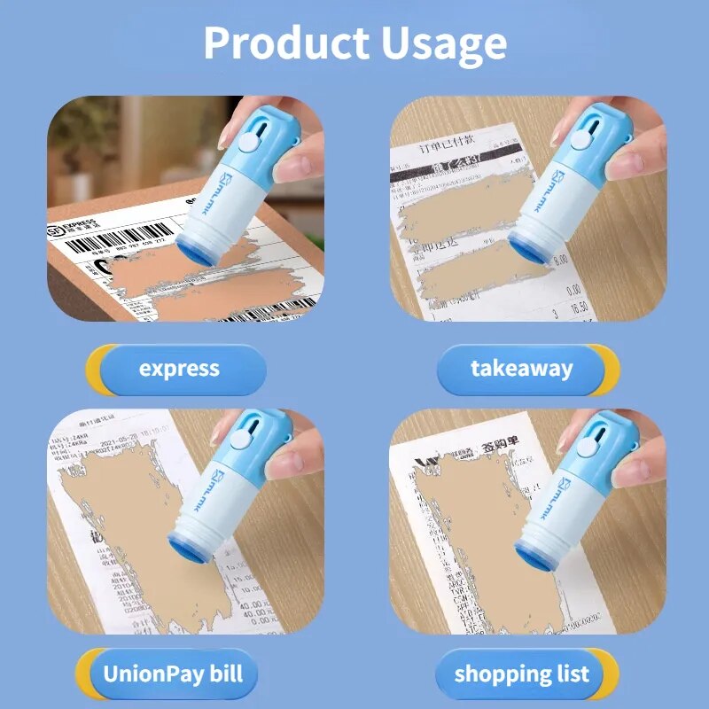 Frendorf | 2in1 Paketbox Öffner Datenschutz Stempel Werkzeug