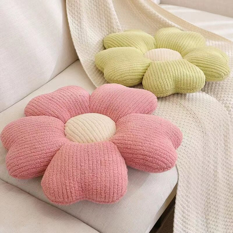 Fluffy Kleeblumen Kissen