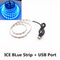USB LED Nachtlichtstreifen - DC5V, SMD 3528, 50CM 1M 2M 3M 4M 5M Längen, mit USB-Anschluss für TV, PC, Laptop