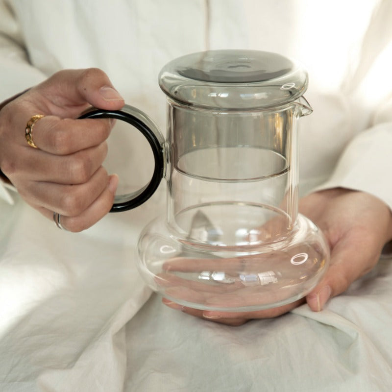 GRAUES WASSERKOCHERSET