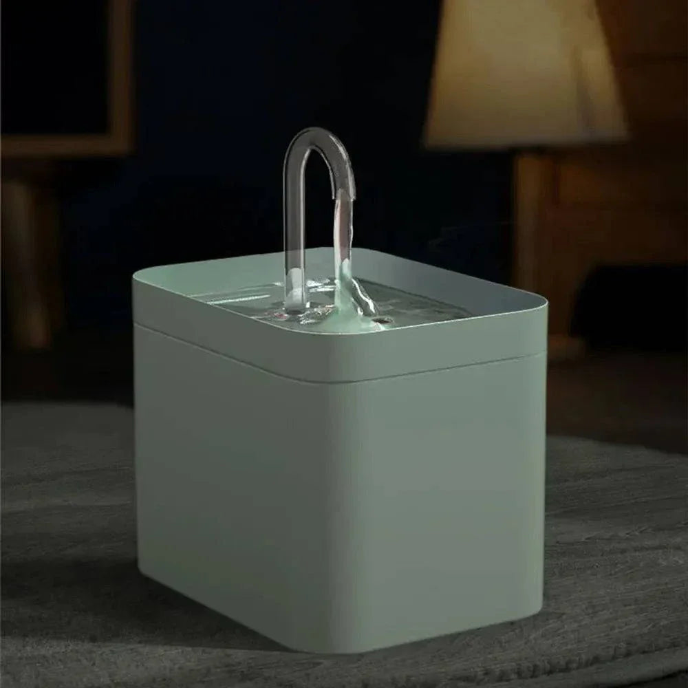 Frendorf | Ultra-leise Haustier-Wasserbrunnen mit intelligenter Filtration - 1,5 l Edelstahl