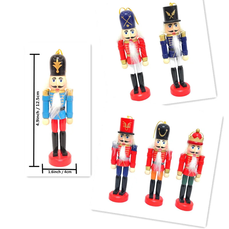 Mini-Nussknacker Holzfiguren