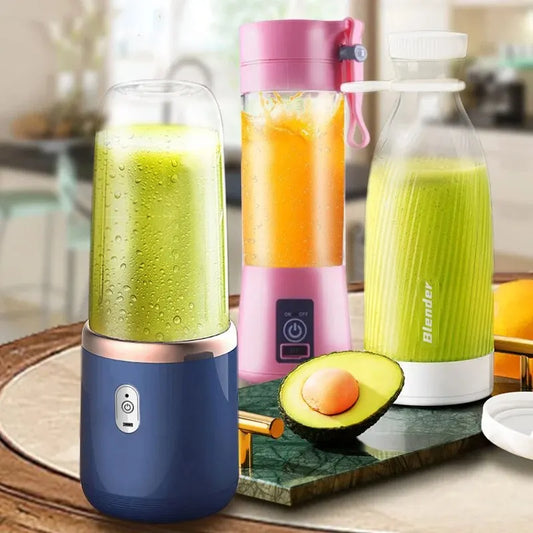 Frendorf | JuiceMate Tragbarer Entsafter | Kompakter Mixer | Frische Säfte überall | Sportbecher inklusive