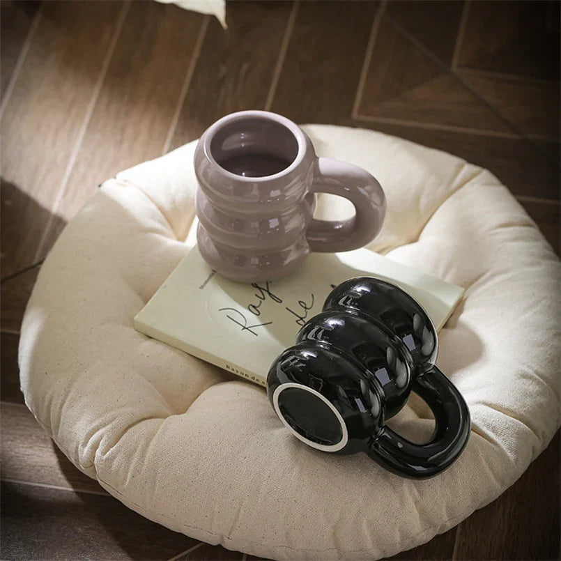 Prägung Donut Keramikbecher