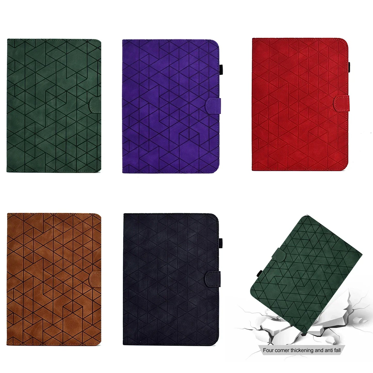 Frendorf | Flip Leder Wallet Case für iPad 10. Generation 2022 10,9, iPad Air 5/4, Pro 11, Mini 6 - Kartensteckplatz, Stoßfest, Sturzsicher Tablet Cover