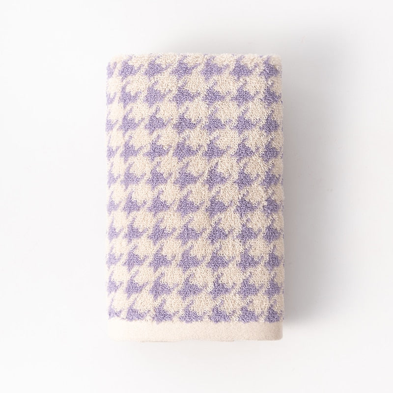 RETRO LILA HANDTUCH