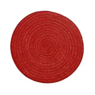 Placemats for Dining Table 1 PC,Heat-Resistant Placemats Stain Resistant Anti-Skid Washable PVC Woven Vinyl Tableware Mat,INS