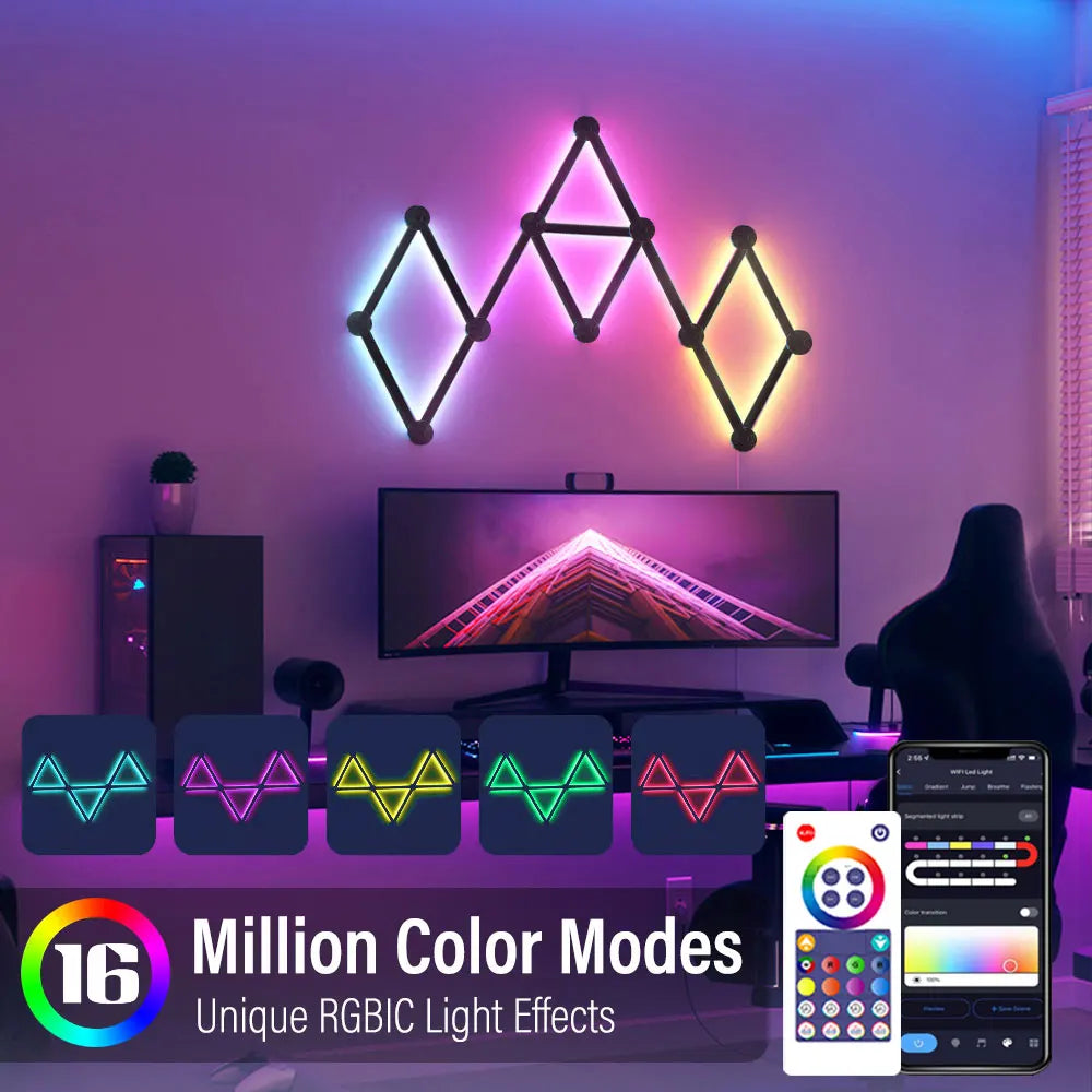 Frendorf | Smart Mosaic DIY Ambient Intelligente App Steuerung Wandlampe
