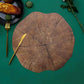 Frendorf | WoodCharm 4er-Set Baumring-Tischsets | Natürliche Holzoptik | Hitzebeständig & Rutschfest