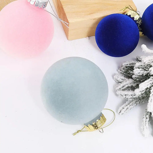 Frendorf | 12 Stück Samt Weihnachtskugeln