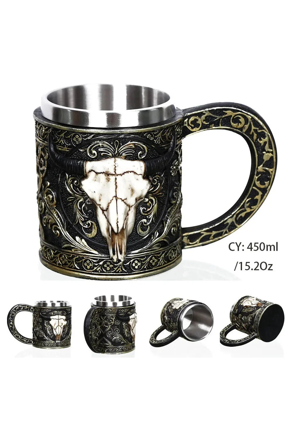 Skull Viking Bierbecher