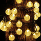 Frendorf | TwinkleGlow™ Solar LED Lichterkette | Außenbeleuchtung für Garten & Terrasse | Wasserdichte Funkellichter für jede Saison