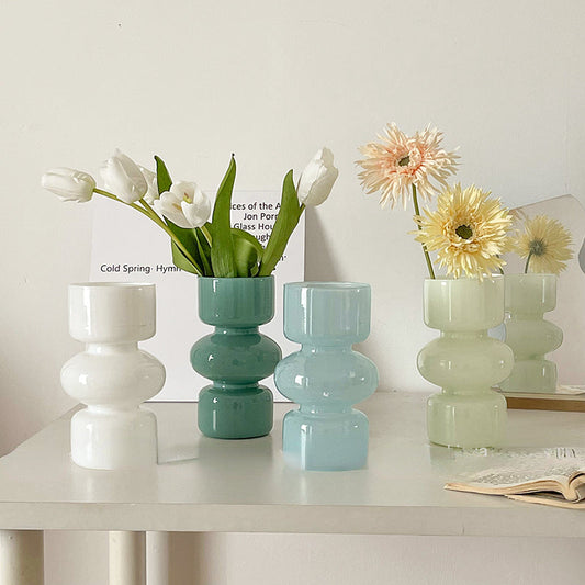 Glas Tier Vase - Mehrfarben