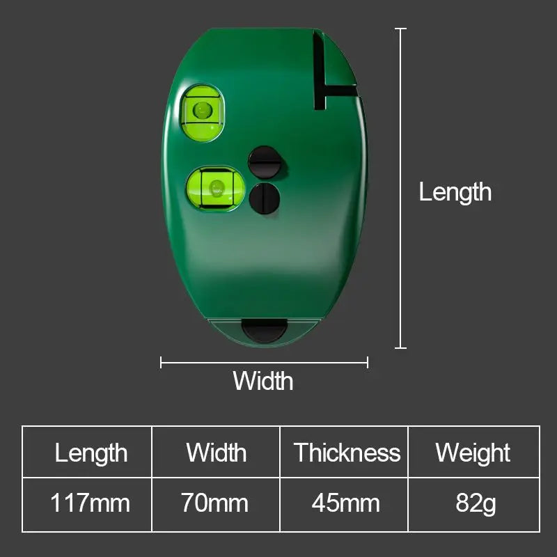 Rechter Winkel Präzisions Digital Laser Wasserwaage